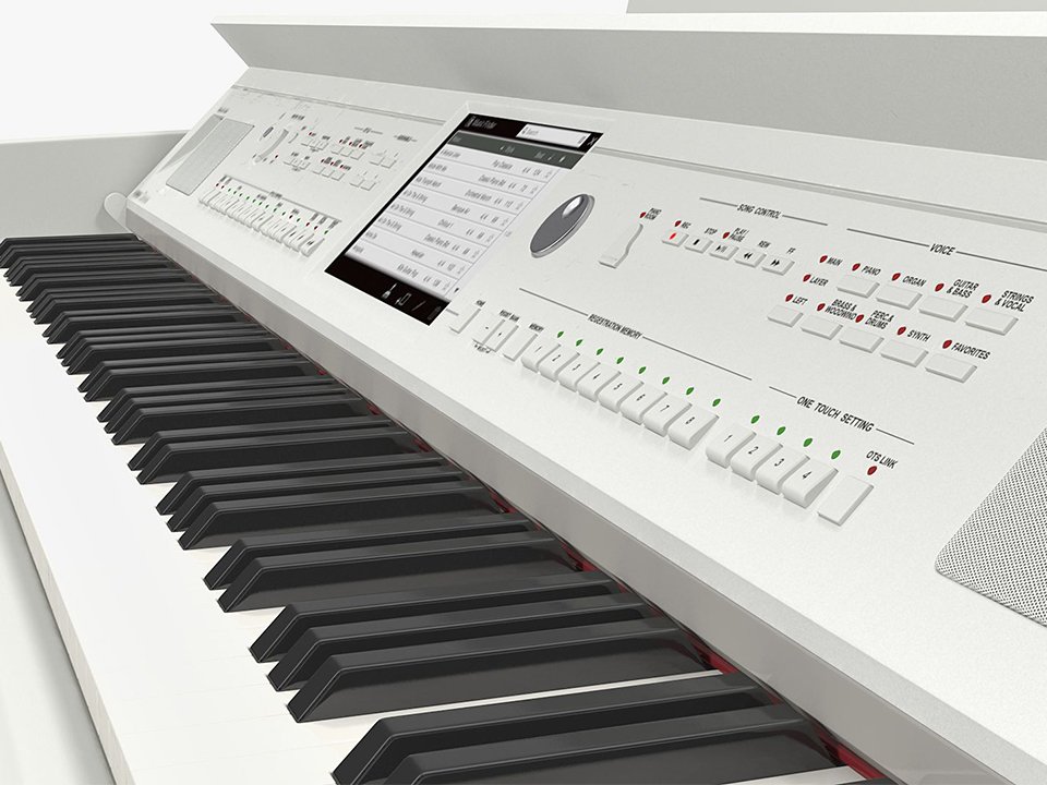 Cận cảnh YAMAHA CVP-709 WH tại Piano House